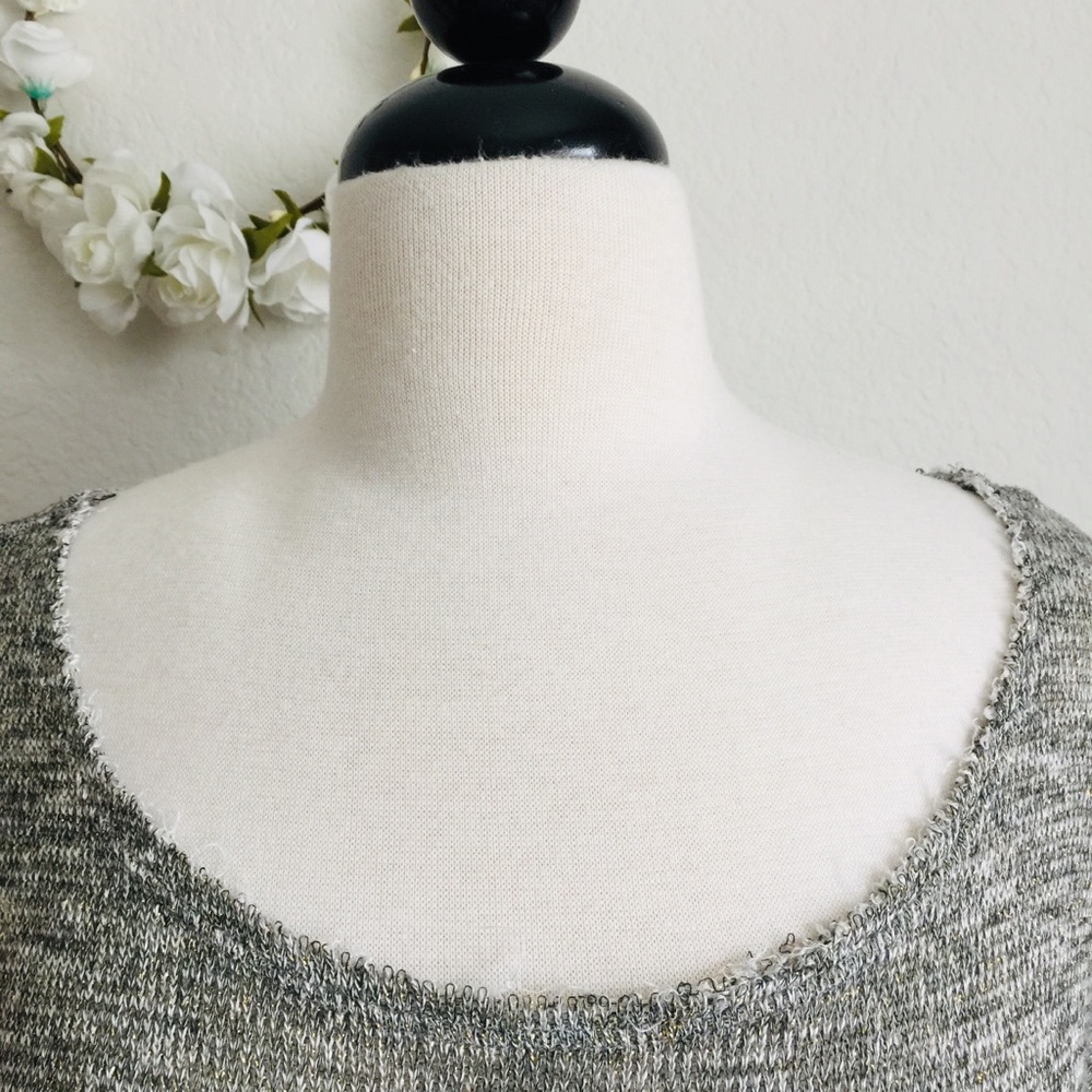 Free People We The Free Glittery Scoop Neck Sweater - Picture 2 of 8